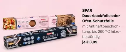 Dauerbackfolie oder Ofen-Schutzfolie