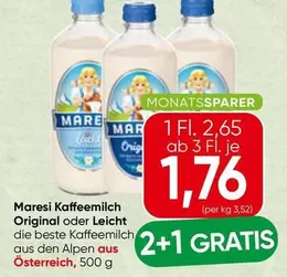 Alpen - Kaffeemilch Original oder Leicht