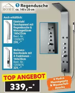 Wellness - Regendusche