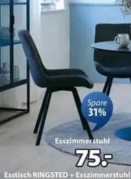 Esstisch RINGSTED + Esszimmerstuhl