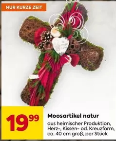 Herz - Moosartikel natur