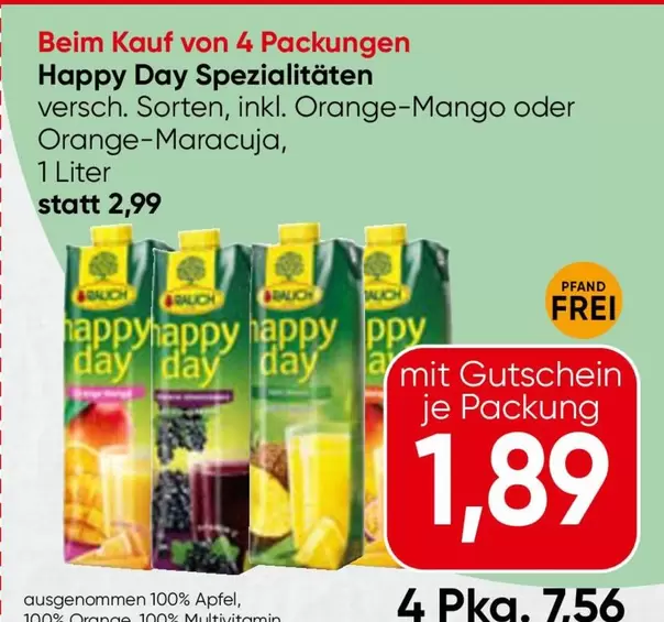 Orange - Happy Day Spezialitäten