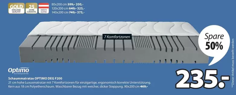 Gold - OPTIMO DES-F200