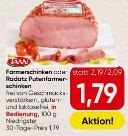 Farmerschinken oder Radatz Putenfarmer-schinken