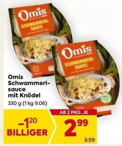 Schwammerl-sauce mit Knödel