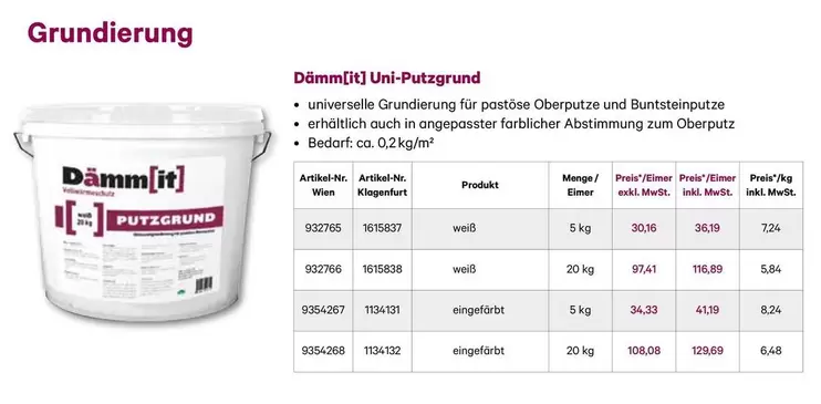 Uni-Putzgrund