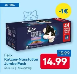 Katzen-Nassfutter Jumbo Pack