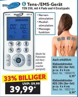 Herz - Tens-/EMS-Gerät TEN 250