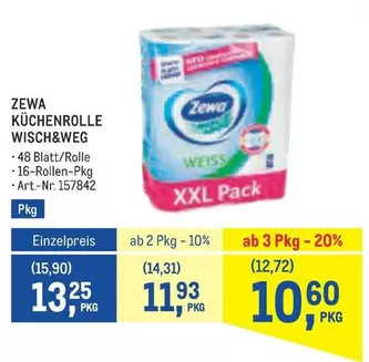 Weiss - KÜCHENROLLE WISCH&WEG