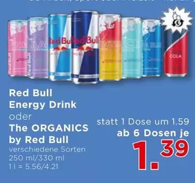 Red Bull - Energy Drink oder The ORGANICS