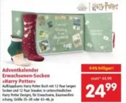 Harry Potter - Adventkalender Erwachsenen-Socken