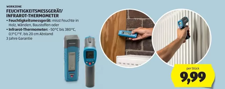 FEUCHTIGKEITSMESSGERÄT/ INFRAROT-THERMOMETER