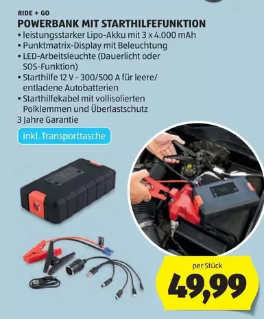 POWERBANK MIT STARTHILFEFUNKTION