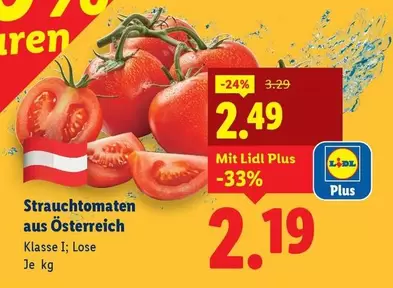 Strauchtomaten aus Österreich