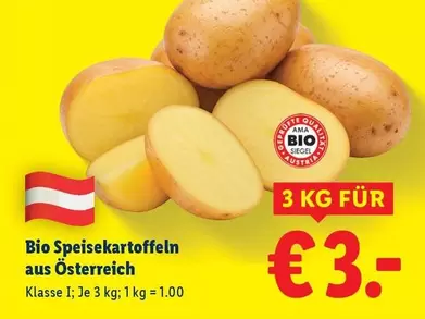 Bio -  Speisekartoffeln