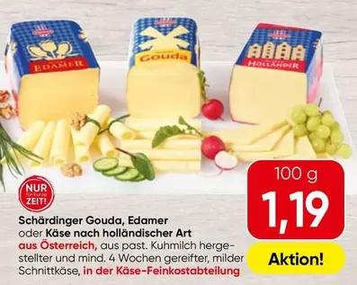 Gouda, Edamer oder Käse nach holländischer Art