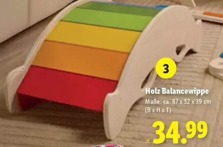 Holz Balancewippe
