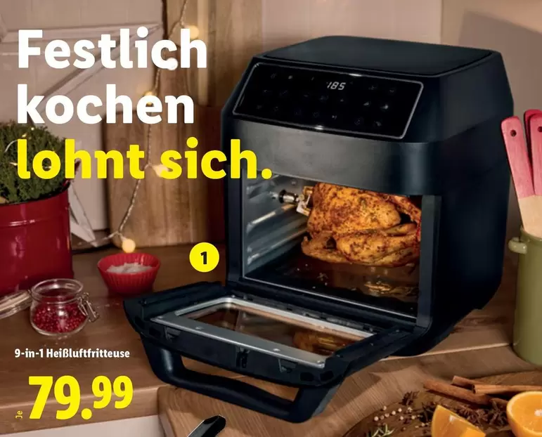 9-in-1 Heißluftfritteuse