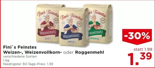 Weizen - -, vollkorn- oder Roggenmehl