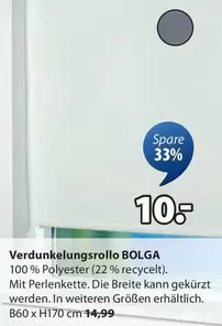 Verdunkelungsrollo BOLGA