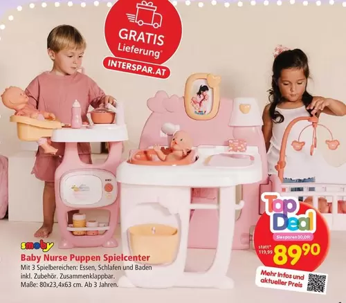 Baden - Baby Nurse Puppen Spielcenter