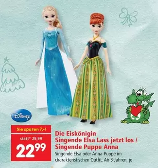 Elsa - Singende Lass jetzt los / Singende Puppe Anna