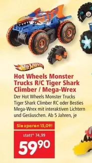 Monster - Trucks R/C Tiger Shark Climber / Mega-Wrex