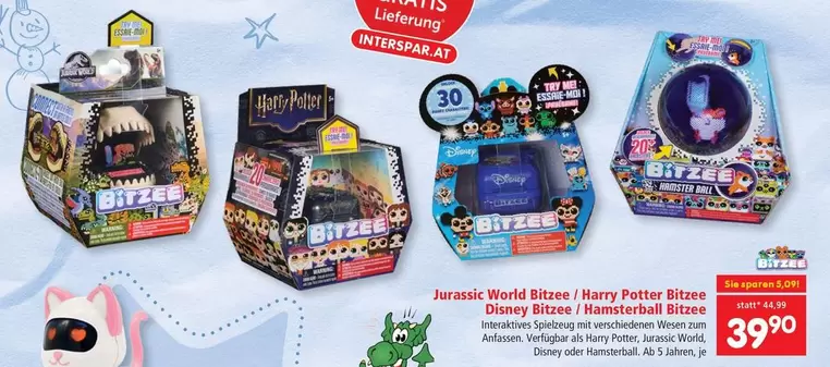 Harry Potter - Jurassic World Bitzee /  Bitzee / Disney Bitzee / Hamsterball Bitzee