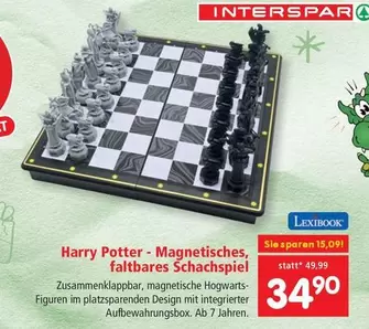 Harry Potter - Magnetisches, faltbares Schachspiel