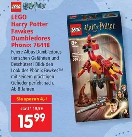 Harry Potter -  Fawkes Dumbledores Phönix 76448