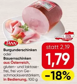 Burgunderschinken oder Bauernschinken