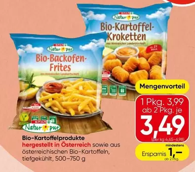 Bio-Kartoffelprodukte
