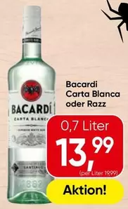 Bacardi - Carta Blanca oder Razz