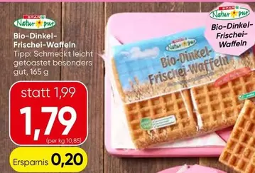 Bio-Dinkel-Frischei-Waffeln