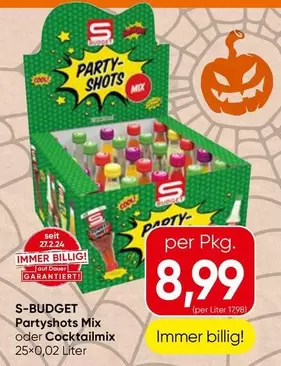 Party - shots Mix oder Cocktailmix