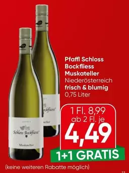 Schloss Bockfliess Muskateller