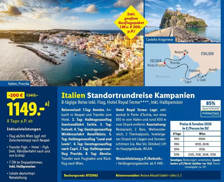 Porto - Italien Standortrundreise Kampanien