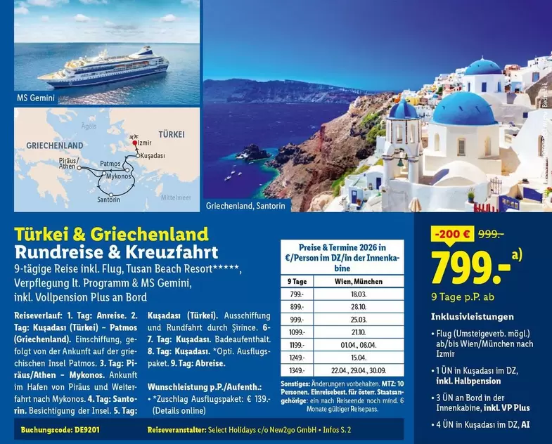 Türkei & Griechenland Rundreise & Kreuzfahrt