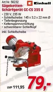 Einhell - Sägeketten-Schärfgerät GC-CS 235 E