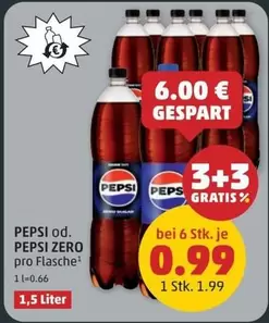 PEPSI or PEPSI ZERO