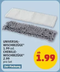 UNIVERSAL-WISCHBEZÜGE or CHENILLE-WISCHBEZÜGE