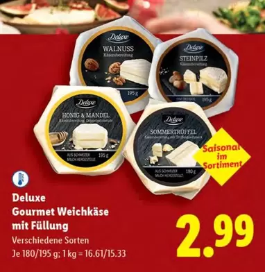 Gourmet - Weichkäse mit Füllung