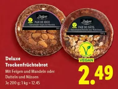 Vegan - Trockenfrüchtebrot