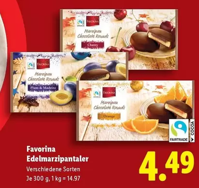 Orange - Edelmarzipantaler