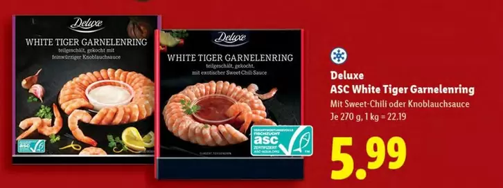 Tiger - ASC White  Garnelenring