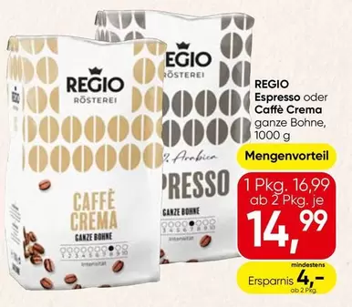 Espresso oder Caffè Crema