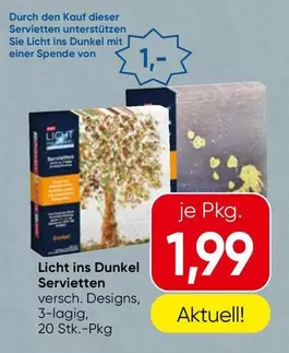 Licht ins Dunkel Servietten