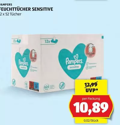Pampers - FEUCHTTÜCHER SENSITIVE