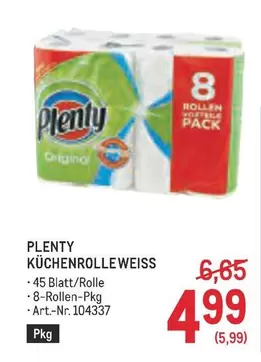 Weiss - KÜCHENROLLE WEISS