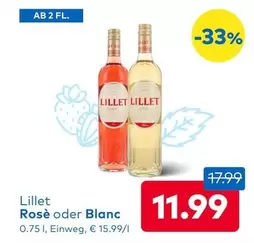 Lillet - Rosè oder Blanc